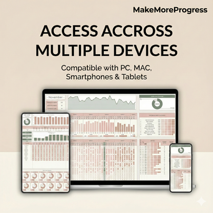 Habit Tracker for Excel & Google Sheets