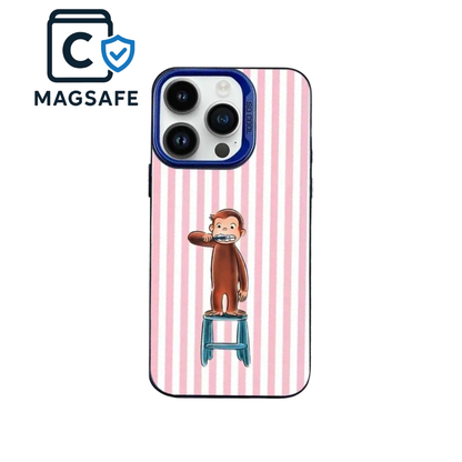 Monkey Chair Pink Striped