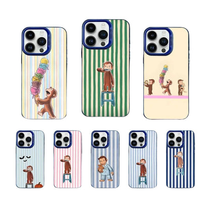 Monkey Bear Blue Striped