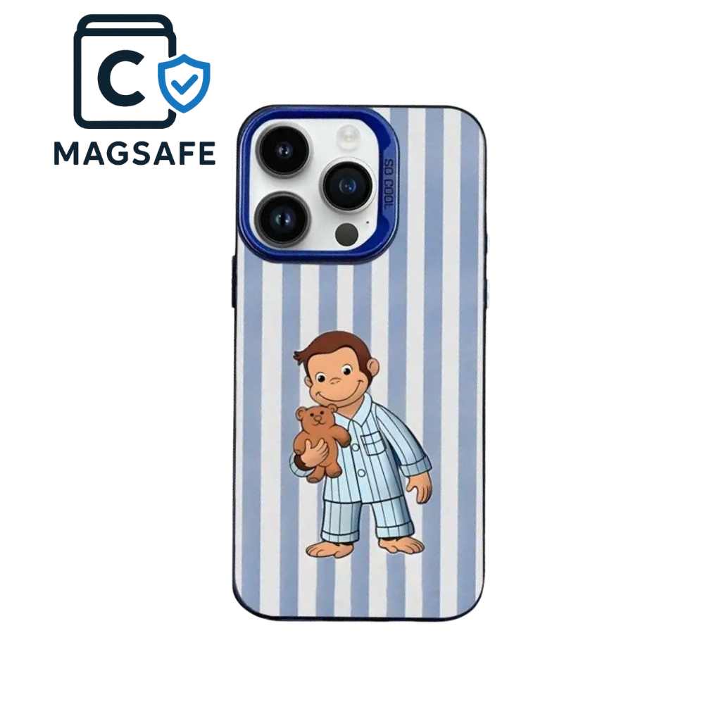 Monkey Bear Blue Striped